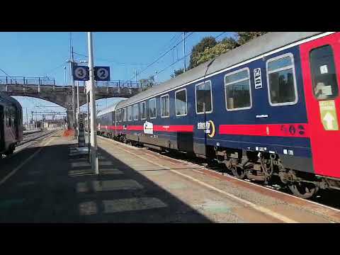 Treno Intercity notte 795 in transito a Codogno (LO)