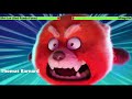 Turning Red 2022 Final Battle With Healthbars