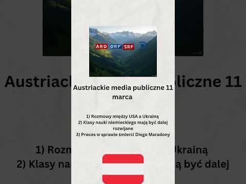 Austriackie media publiczne 11 marca