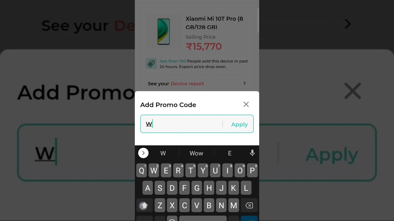 cashify coupon code in short