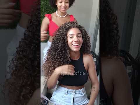 Crochêt Braids fibra orgânica Ritmo da @sermulherfibras #shorts #sermulher #cachos