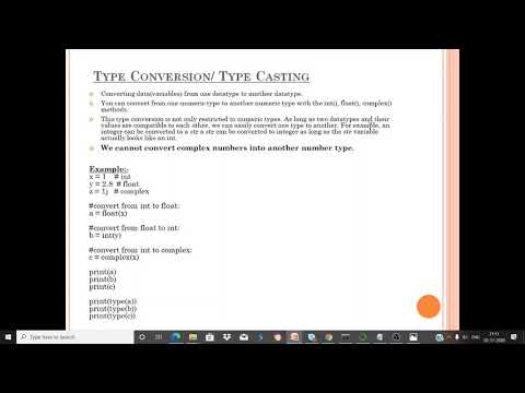 Python3 Tutorial For Beginners Type Casting In Python 3
