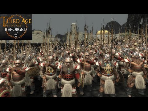 OCCUPIED MISTRAND UNDER ATTACK (Siege Battle) - Third Age: Total War (Reforged)
