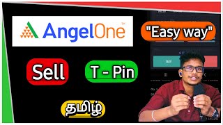 How to sell share in angel one tamil | Easy T-pin generation in tamil | Sell shares in angel one