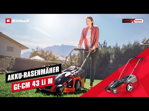 Миниатюра изображения товара Газонокосилка аккумуляторная Einhell GE-CM 43 Li M Kit (3413130)