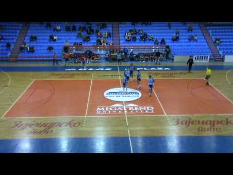 RK ZAJEČAR - RK NOVA PAZOVA 27:34 prvi deo