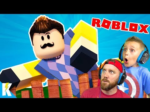 CRAZY Hello Neighbor Games in ROBLOX! K-City GAMING