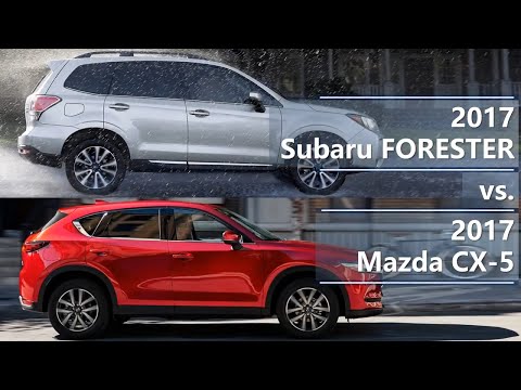 2017 Subaru Forester vs 2017 Mazda CX-5 (technical comparison)