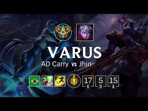 Varus ADC vs Jhin - BR Challenger Patch 8.24