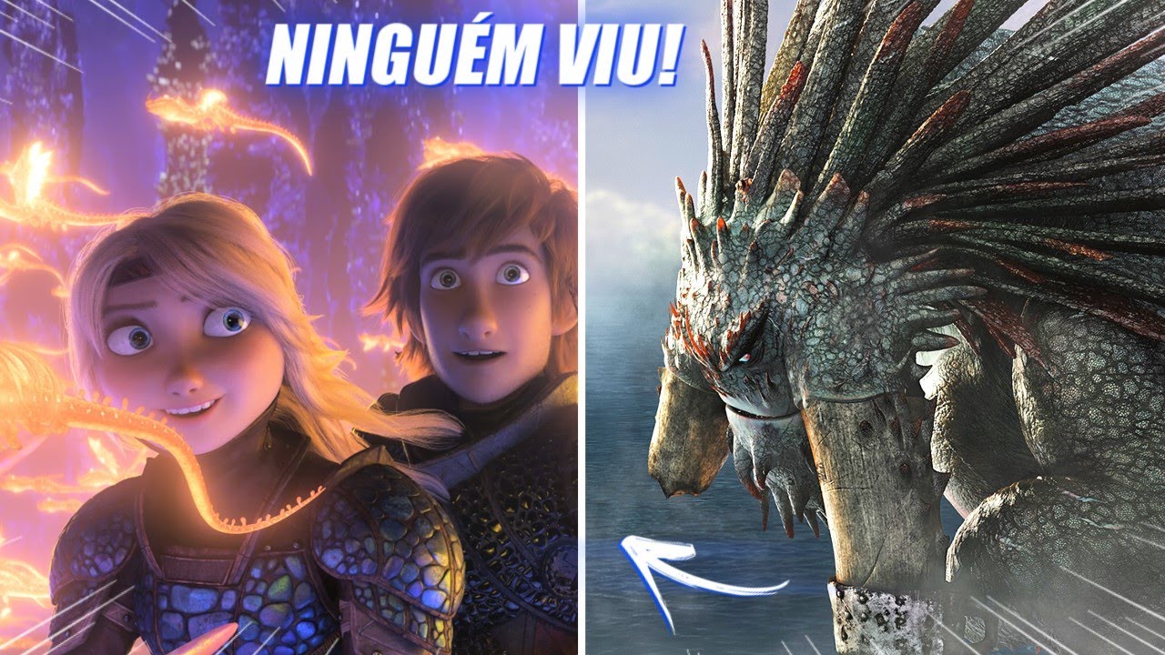 5 DRAGÕES que Estavam no Mundo Escondido e NINGUÉM Viu!