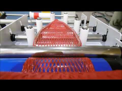 Rius Circular knitting machine for fruit packing meshes and nets #moderniostechnologijos #rius