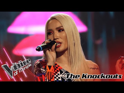 Tuvshinzaya B. - "Rain on me" | The Knock Out | The Voice of Mongolia 2022