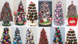 How to Make Pine Cone Christmas Trees | 10 Samples for you to try !