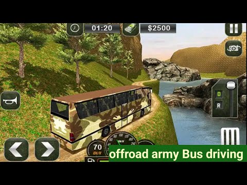 offroad army Bus driving | army Bus driving
