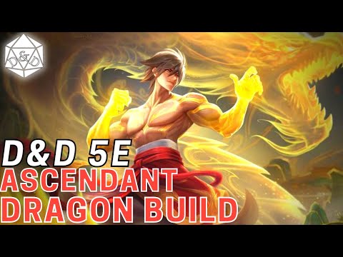Stunner, AOE, and Frontline All in One! Way of the Ascendant Dragon Monk Build | D&D 5E