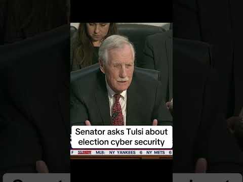 Video | Senator asks Tulsi about cyber security threats from China and Russia