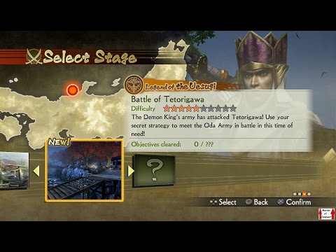 Samurai Warriors 4 Campaign Walkthrough (PS4) Legend of the Uesugi Part 3 - Battle of Tetorigawa