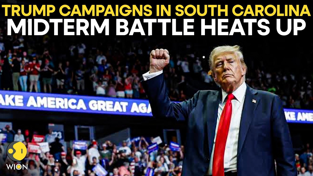 Trump LIVE: US President Holds South Carolina Rally as US Midterm Election Battle Intensifies | WION