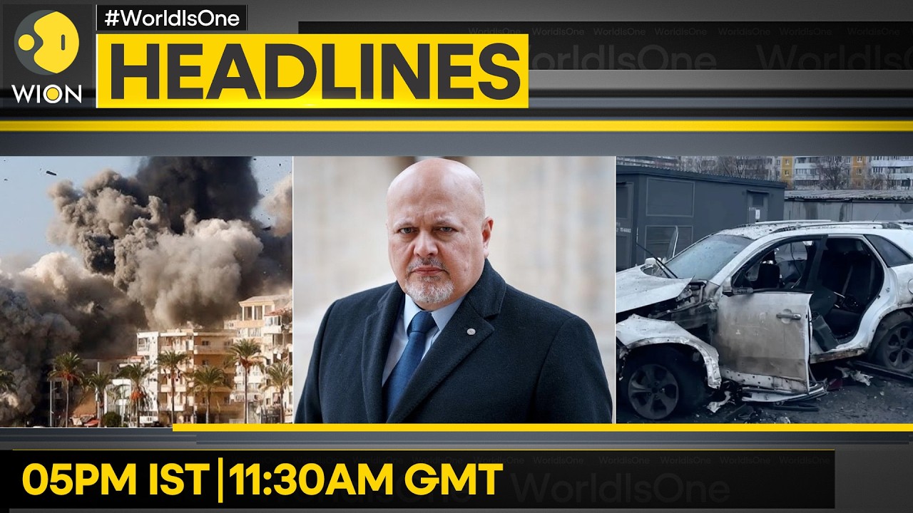 ICC Chief Prosecutor Suspended | Russia Car Blast Kills 1 | Israel Bombs Tyre | WION Headlines