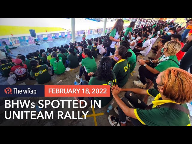 Barangay health workers in Uniteam’s Ilocos Sur rally spark Twitter storm