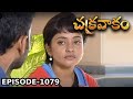 Episode 1079 Chakravakam Telugu Daily Serial Manjula Naidu Loud Speaker