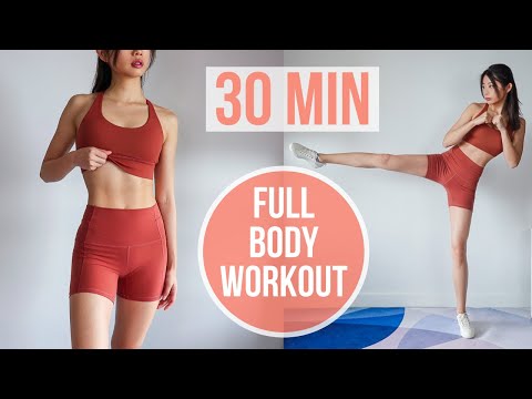 BEST 30 MIN FULL BODY FAT BURN WORKOUT (with No Jumping Options) #EmiTransform