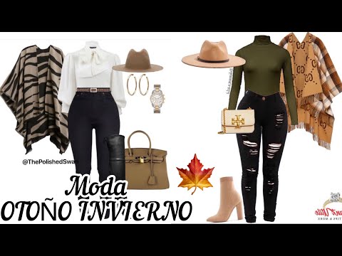 TENDENCIAS DE OTOÑO INVIERNO 2022/23 LOOKS Y OUTFITS DE MODA Otoño Invierno PARA MUJER