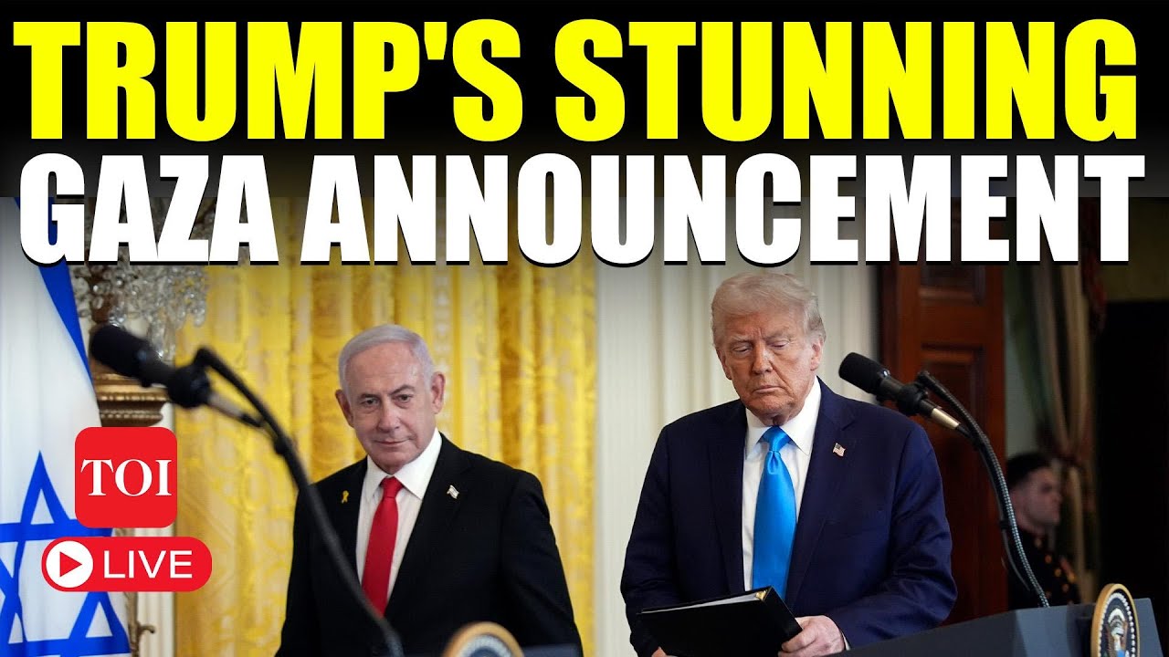 Trump-Netanyahu Presser LIVE | 'US Will Take Over Gaza, Own & Develop It': Shocking Announcement