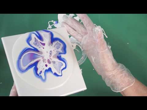 Acrylic Pouring Blooms Shelee Art style 147