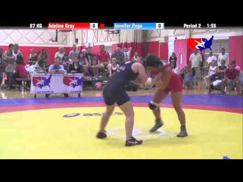 67 KG - Adeline Gray (NYAC) vs. Jennifer Page (OTC)
