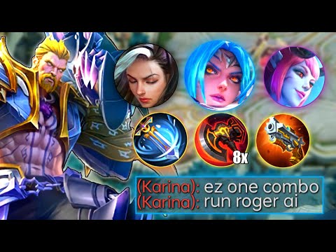 HOW TO EASILY COUNTER META ASSASSIN'S USING ROGER! | THE BEST ITEM TO VICTORY! | MLBB