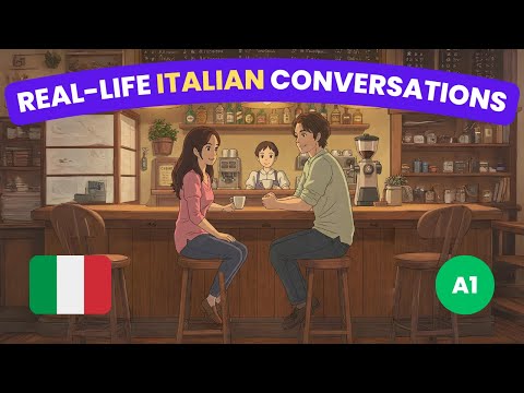 Learn Italian A1 with 30 Minutes of Real Conversations and Subtitles