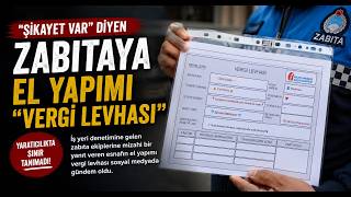  Şikayet Var Diyen Zabıtaya El Yapımı