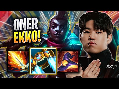 ONER TRIES EKKO WITH NEW BUFFS! - T1 Oner Plays Ekko JUNGLE vs Graves! | Season 2023