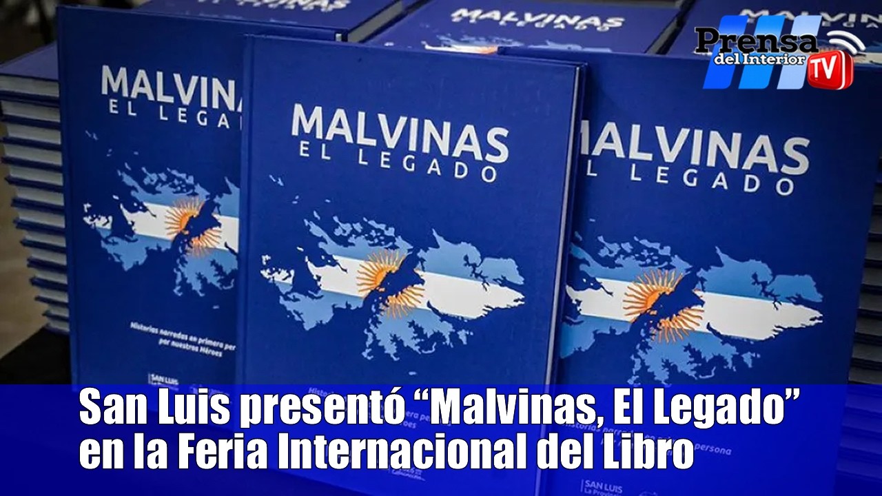 San Luis presentó “Malvinas, El Legado”: Emoción en la Feria del Libro