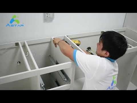 Aluminum cabinets installation