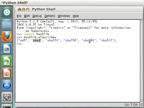Python hashlib 02 Algorithms