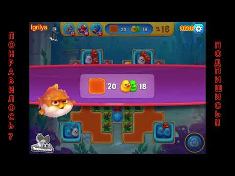 Fishdom level 8606, 8607, 8608, 8609 / Фишдом уровень 8606, 8607, 8608, 8609