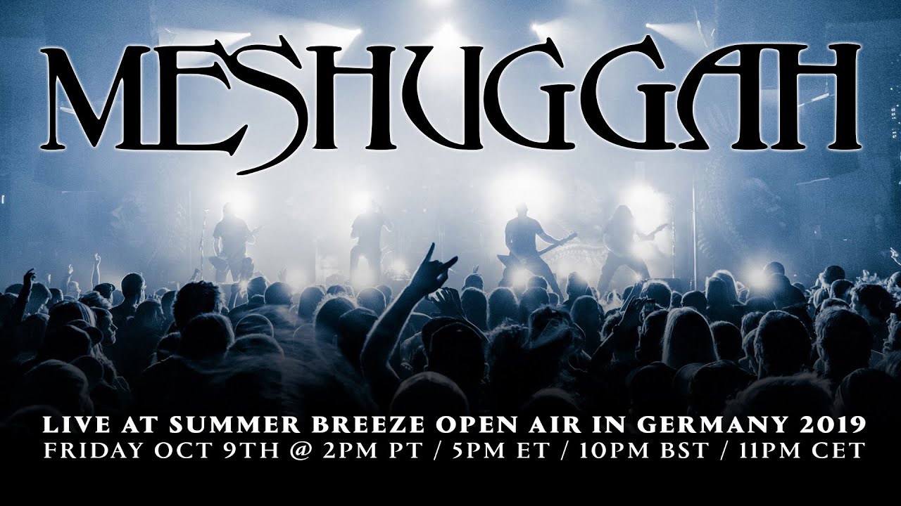 Meshuggah - Live at Summer Breeze Open Air in Germany 2019 - YouTube
