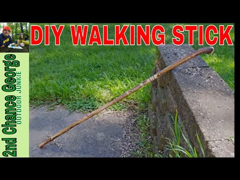 Custom Walking Stick Anyone Can Make at Home