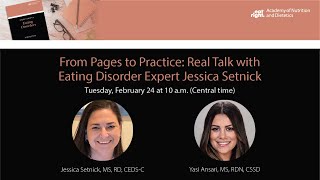 From Pages to Practice: Real Talk with Eating Disorder Expert Jessica Setnick