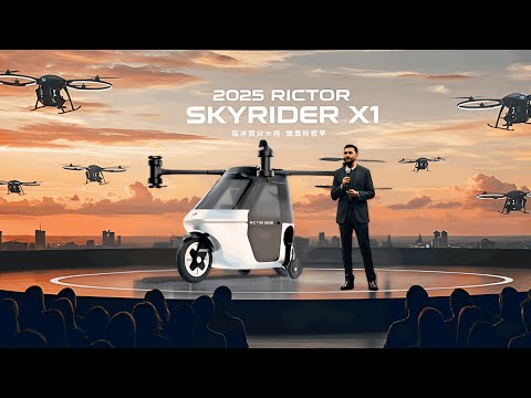 RICTOR SKYRIDER X1 LAUNCHED 2025: The World's First Amphibious Flying Motorcycle