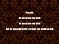 Company of Thieves - Oscar Wilde w/ Lyrics 