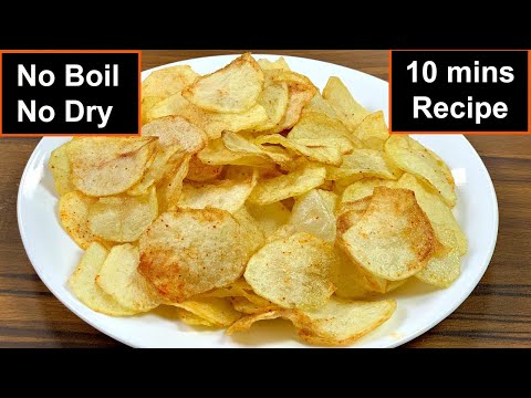 Fried potato chips (spicy and salty)