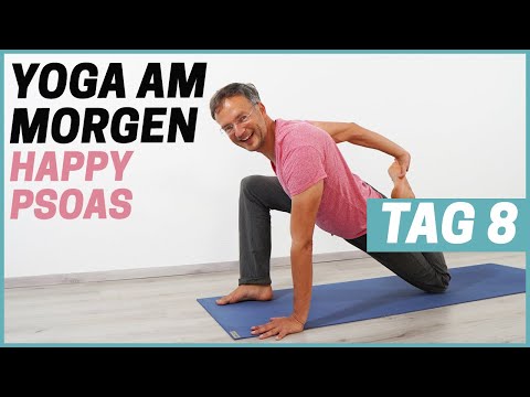 10 Minutes of Happy Psoas - Good for the Soul | HAPPY MORNING YOGA (Day 8)