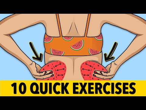 10 Quick Exercises to Eliminate Love Handles – At Home Session