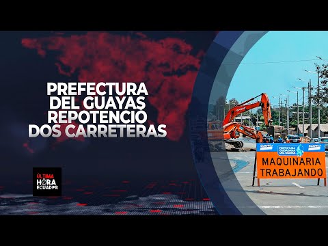 La Prefectura del Guayas repotenció 2 carreteras: Vía Durán-Juján y Simón Bolívar-Mariscal Sucre