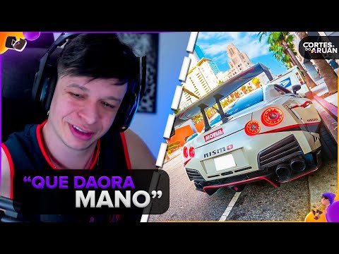 ARUAN REAGE: ESSE É MEU NOVO CARRO NOS ESTADOS UNIDOS 🇺🇸 (RENATO GARCIA) - Cortes do Aruan