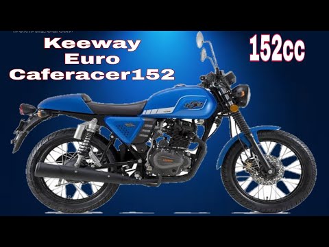 Euro keeway Cafe Racer 152 cc blue color