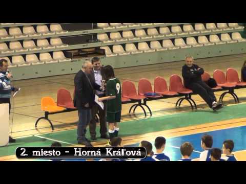 Dekorovanie najlepších - Turnaj žiakov o Pohár predsedu ObFZ v Nitre 2013